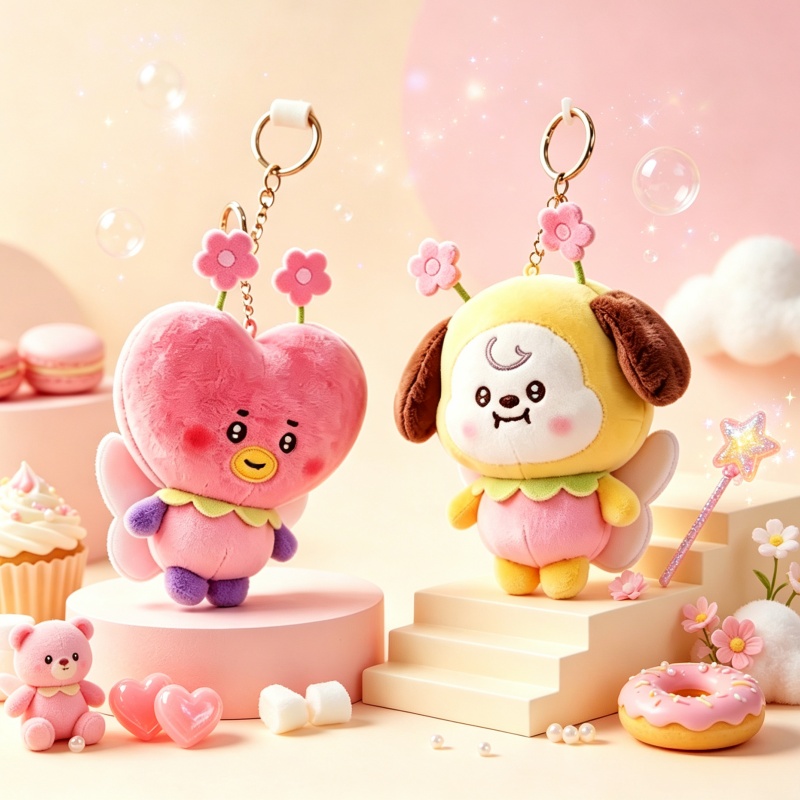 พวงกุญแจตุ๊กตาผ้าซีรีส์ดอกซากุ - Cookies Pack บทวิจารณ์และราคา
